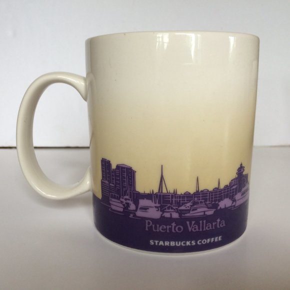 Starbucks 2018 Global Icon Series Puerto Vallarta Mexico Coffee Mug 16 oz - Picture 3 of 8